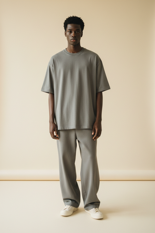 peplos. Grey — front