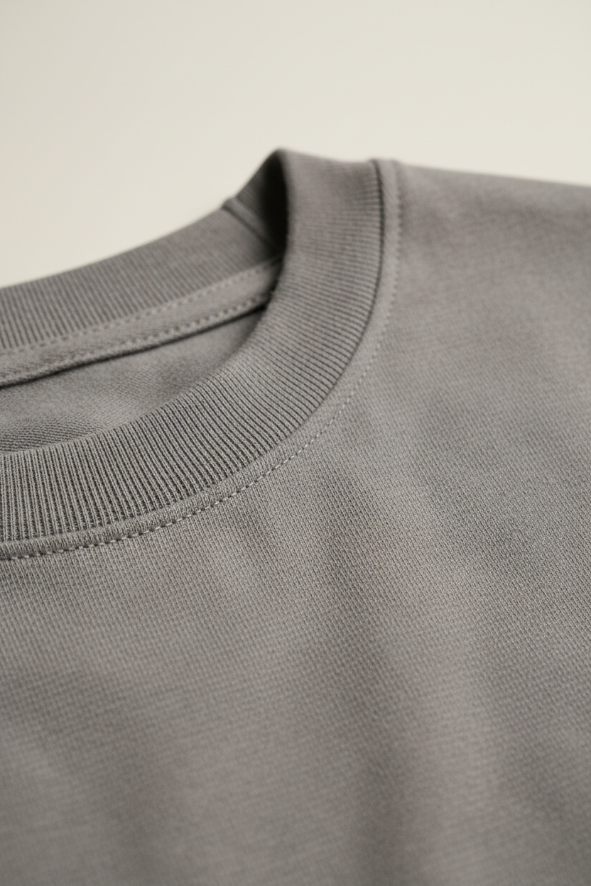 peplos. Grey — detail